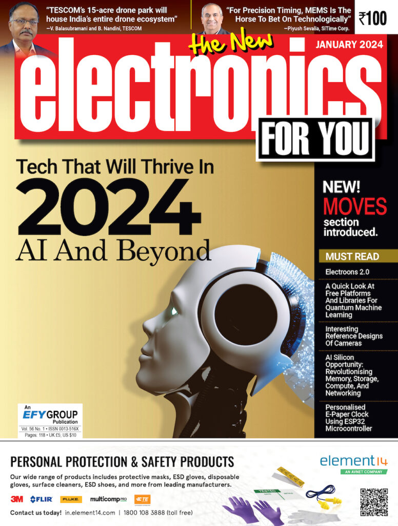 Electronics For You January 2024 Issue Shop Electronics For You   EFY Jan 24 Cover 776x1024 