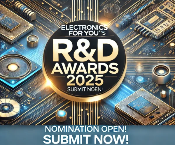 Nomination for Electronics For You’s R&D Awards 2025