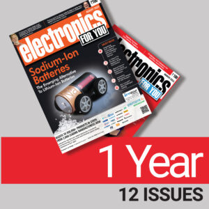 Electronics For You Magazine 1 Year Subscription